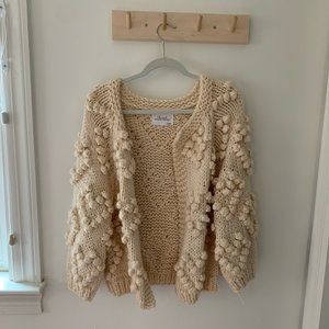 Chicwish Knit Your Love Cardigan in Ivory